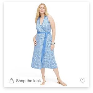 Diane Von Furstenberg Target Blue Wrap Dress